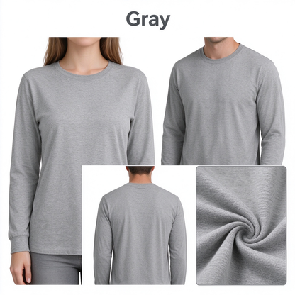 🏭 FACTORY LIMITED-TIME SALE ⚡ FINAL SALE – 8 PACK ONLY $24.99! Soft Cotton Long Sleeve Shirts for Men & Women, Perfect Everyday Base Layer
