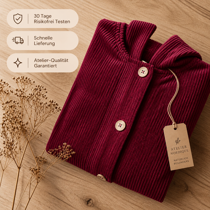 🧥 Die exklusive Cordjacke des Jahres 2026 🍂 – Luxuriöses Cord-Overshirt mit Kapuze ✨