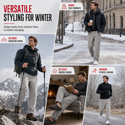 ❄️ Warm & Cozy Winter Pants for Men & Women⏳ 5 Fleece-Lined Thermal Pants for ONLY $25.99! 🔥