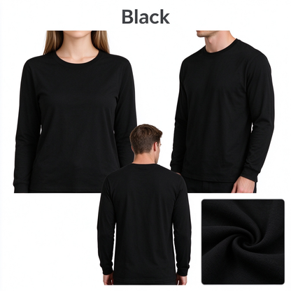 🏭 FACTORY LIMITED-TIME SALE ⚡ FINAL SALE – 8 PACK ONLY $24.99! Soft Cotton Long Sleeve Shirts for Men & Women, Perfect Everyday Base Layer