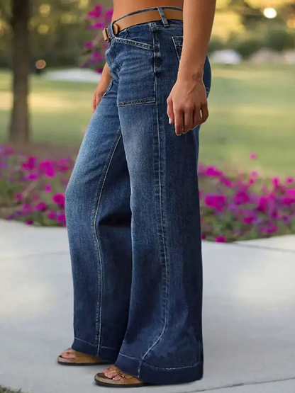 Women's Loose Straight Leg Denim Jeans