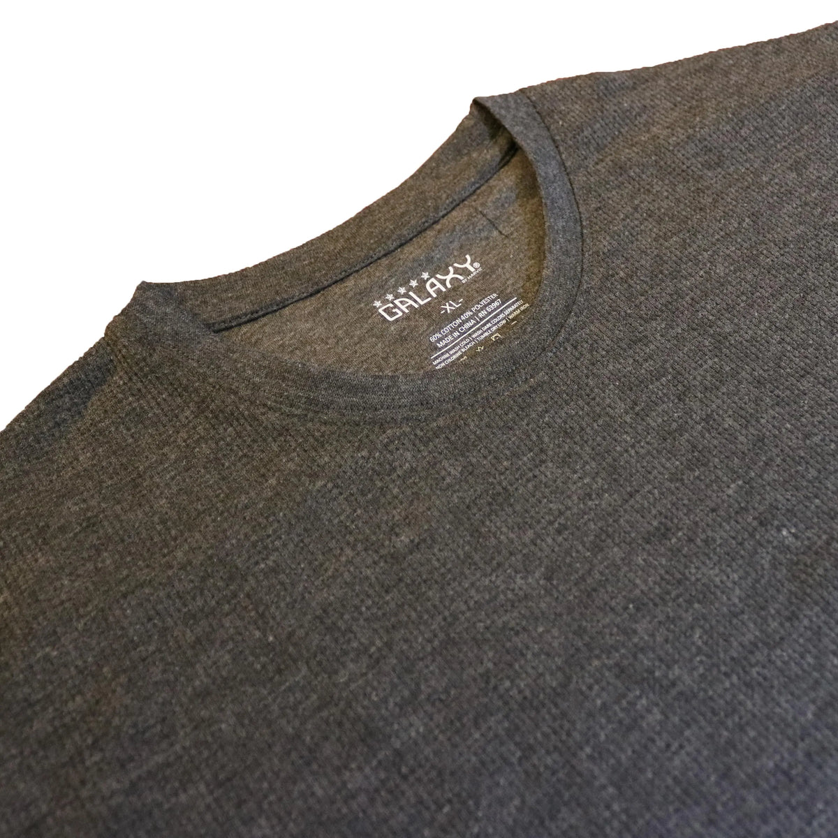 Men's 5-Pack 100% Cotton Waffle-Knit Thermal Shirts – Crew Neck & Henley