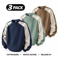 Dark Blue + Green + Coffee Brown