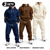 Navy Blue + Brown + Cream