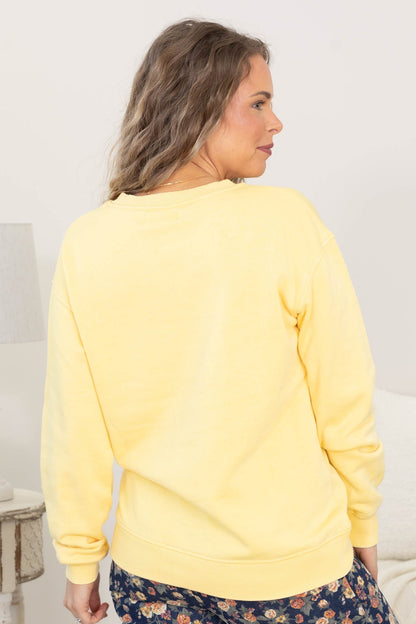 Cozy Campfire V-Neck Sweatshirt for Women