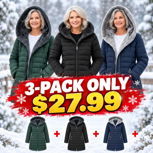 [LAST DAY SALE]-Quilted coat with fleece lining