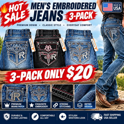 💥 EXCLUSIVE DEAL | Jeans for Men - Premium Western Denim Collection