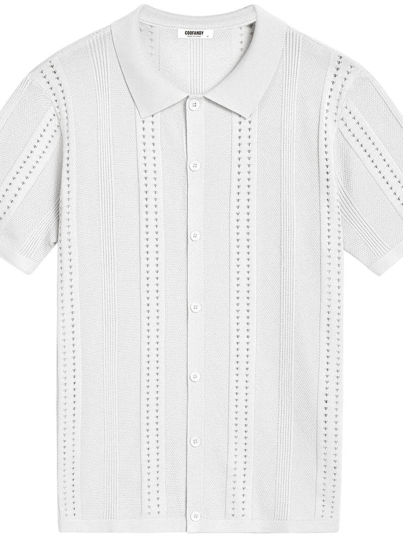 Men'swear Viscose Knit Short-Sleeve Polo Shirt