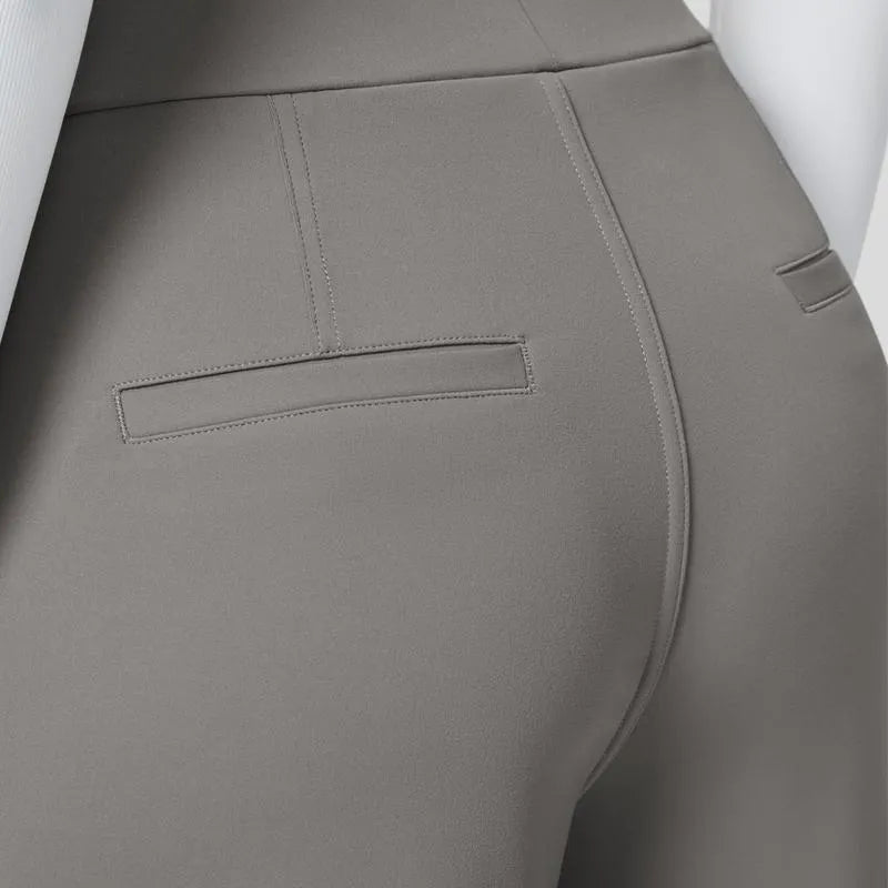 Flex High Waist Pleated Work Pants