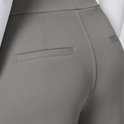 Flex High Waist Pleated Work Pants