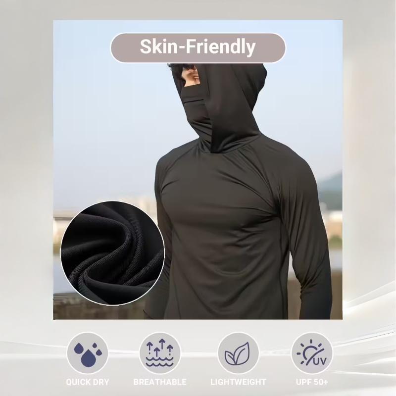 📌6-Piece Men's Casual Hoodie Pullovers UPF Sun Protection Soft Breathable