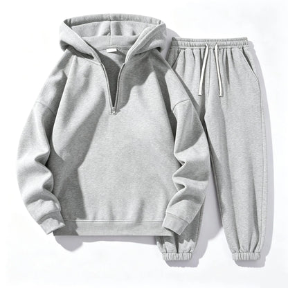 Men’s 2-Piece Vintage Knitted Tracksuit Set