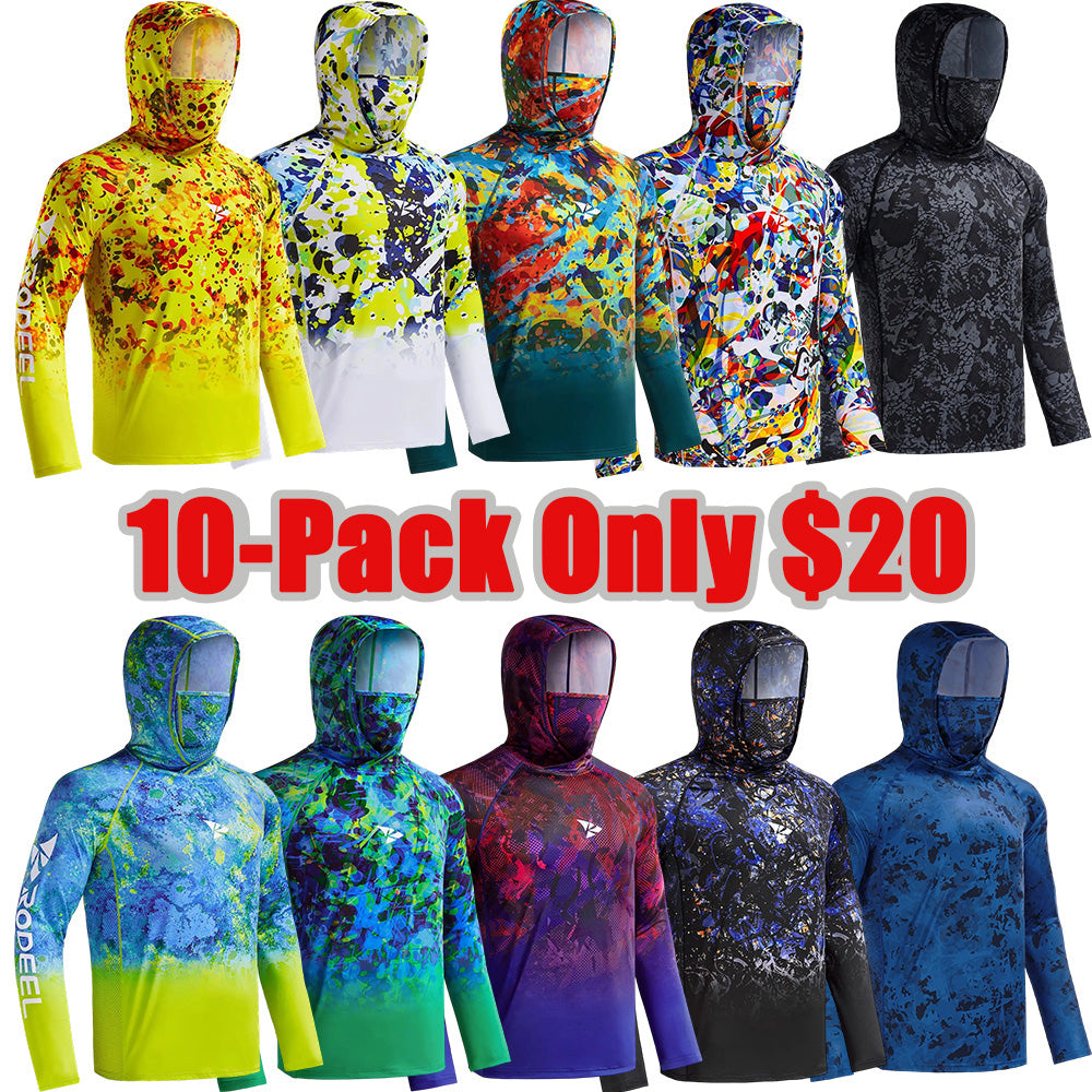 ☀️Men's UPF 50+ Sun Protection Hoodie with UV Detection