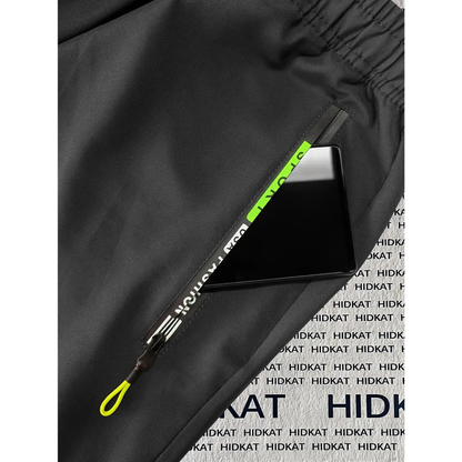 Men's Big & Tall Loose Cargo Pants – Elastic Drawstring Multi-Pocket Casual Streetwear for Outdoor & Daily Wear