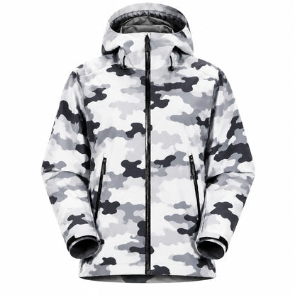 Three-in-one waterproof and rainproof ski jacket