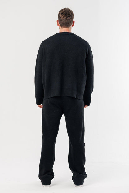 Men's Classic Knit Sweater Set – Everyday Comfort Outfit