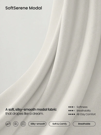 Soft And Comfortable Crewneck Sweatshirt Wide-Leg Pants Set
