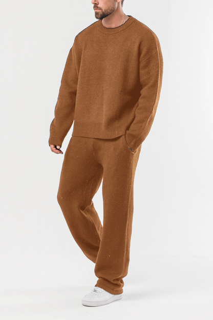 Men's Classic Knit Sweater Set – Everyday Comfort Outfit