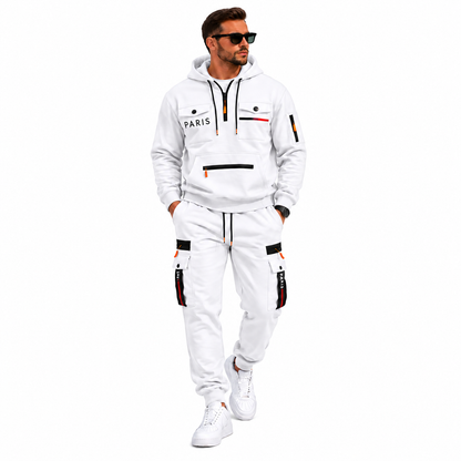 Men's 2-Piece Hoodie & Cargo Jogger Set