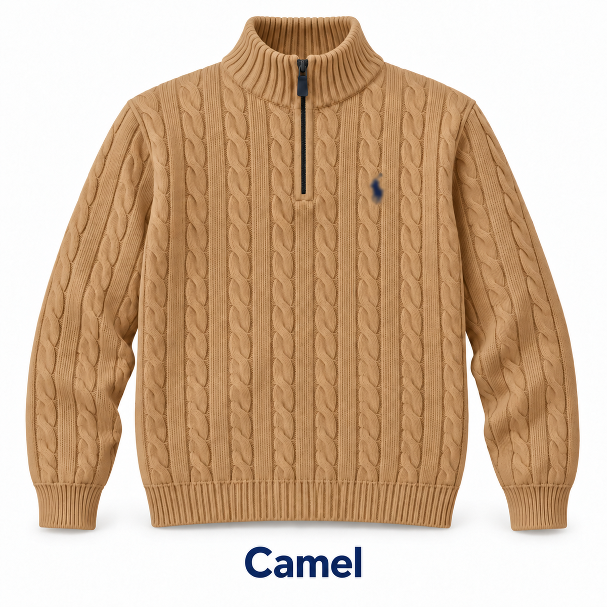 🍂 Men's Classic Quarter-Zip Cable-Knit Sweaters 🔥 Everyday Comfort | Clearance Bundle Deal