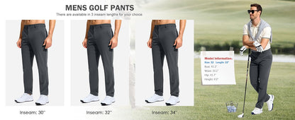 👍🔥Limited-Time Promotion-Stretch Dress Pants No Iron Golf Pants