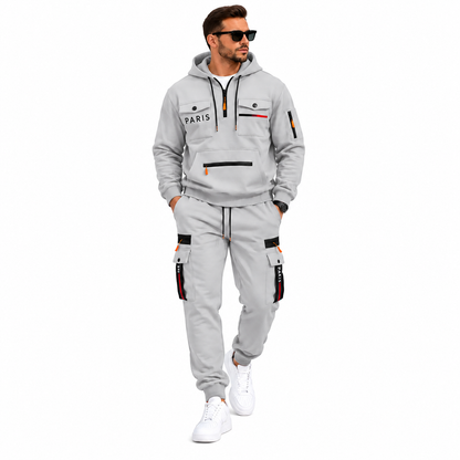 Men's 2-Piece Hoodie & Cargo Jogger Set