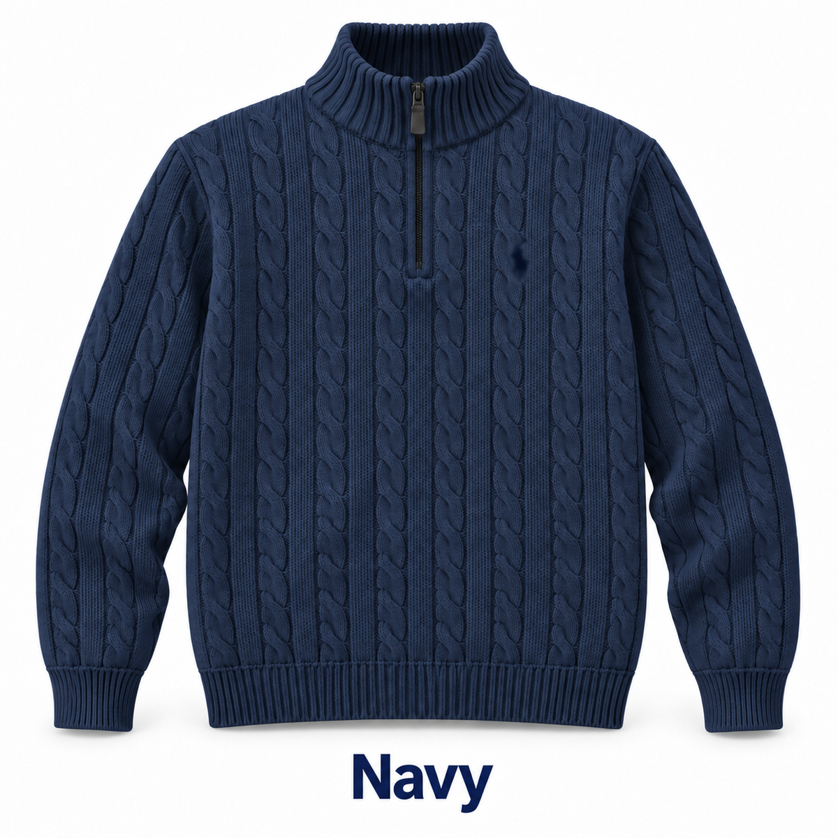 🍂 Men's Classic Quarter-Zip Cable-Knit Sweaters 🔥 Everyday Comfort | Clearance Bundle Deal