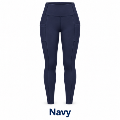 🍂 Women's High-Waist Fleece-Lined Pocket Leggings 🔥 Cozy Everyday Comfort | Clearance Bundle Deal