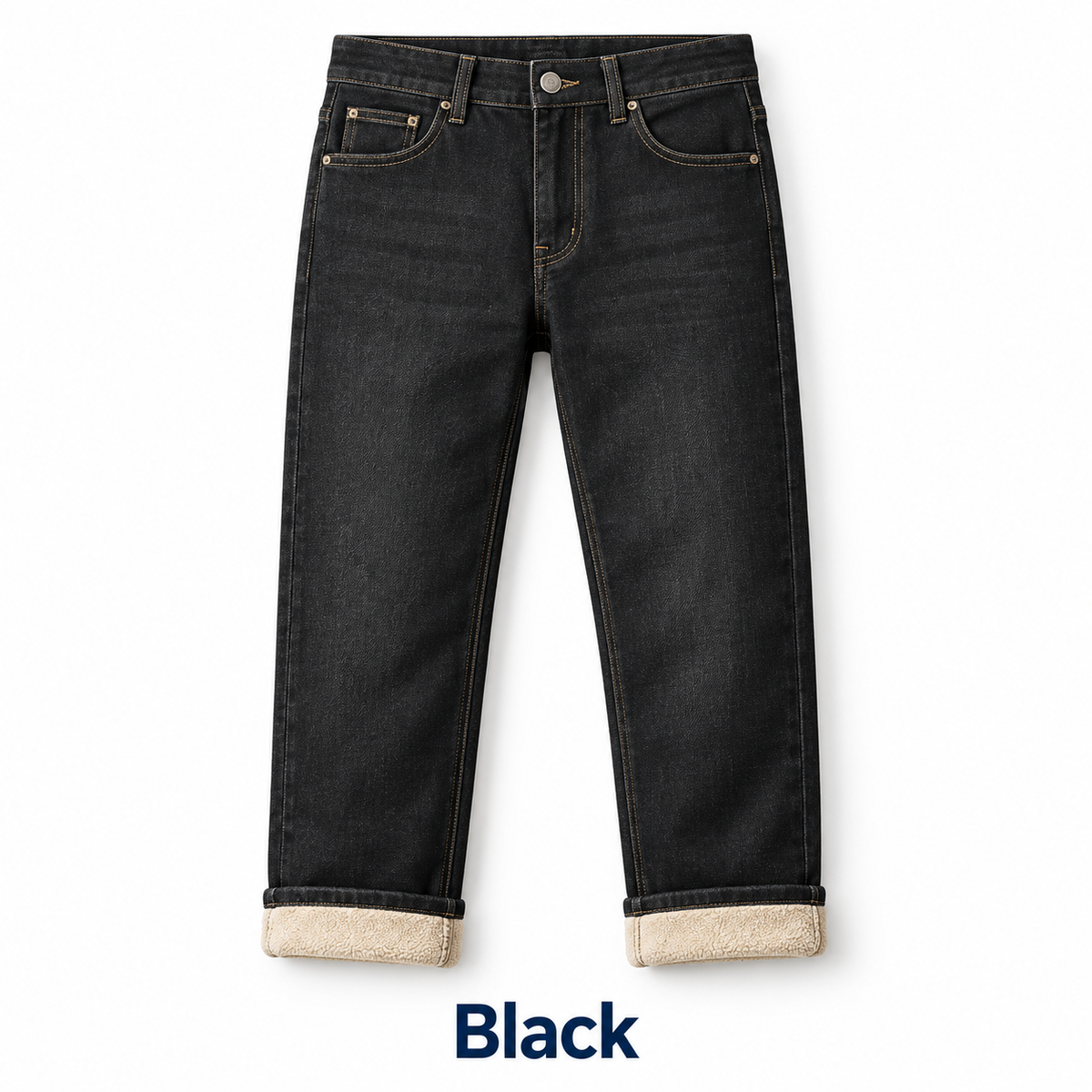 👖 Men's Fleece-Lined Straight-Leg Jeans 🔥 2 Pairs for $19.99 | 4 Pairs for $22.99 | BEST VALUE: 6 Pairs for $24.99