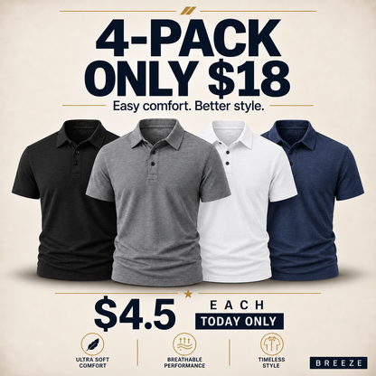 Androdex - Men's Ultra Comfortable Polo Shirt.
