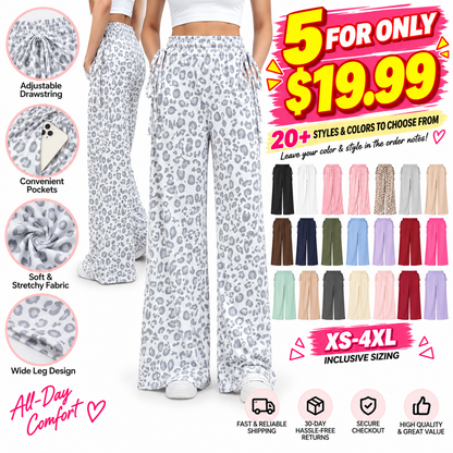 ⚡ FINAL SALE – 21 FOR $24.99! WOMEN'S Wide Leg lounge Pants