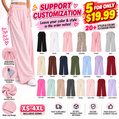 ⚡ FINAL SALE – 21 FOR $24.99! WOMEN'S Wide Leg lounge Pants
