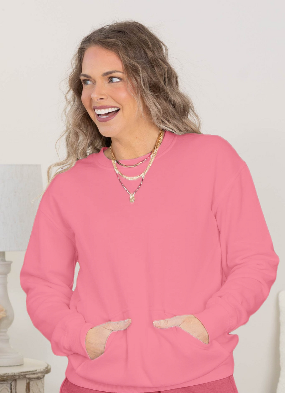 🔥Back by Popular Demand! Pigment Dyed Cozy Campfire Crewneck Sweatshir