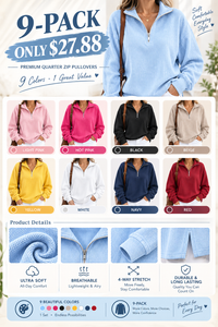 🔥9 Pack Only $27.88 (9 COLORS)
