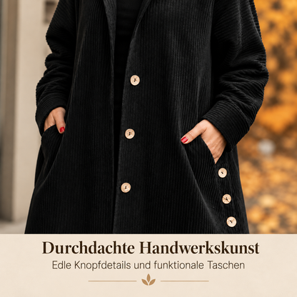 🧥 Die exklusive Cordjacke des Jahres 2026 🍂 – Luxuriöses Cord-Overshirt mit Kapuze ✨