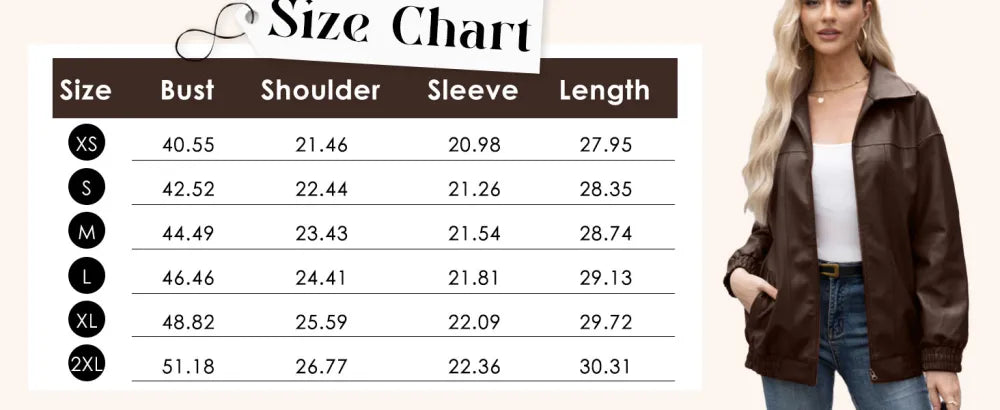 🤲Leather Jacket Women Faux Oversized Motorcycle Bomber Coats 2025 – Bold, Chic & Unstoppable