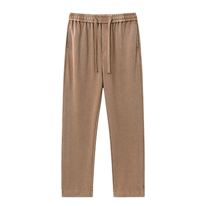 6-Pack Acid Wash Cotton Sweatpants – Solid Color Athletic Casual Sweatpants, All-Season Unisex Lounge Pants
