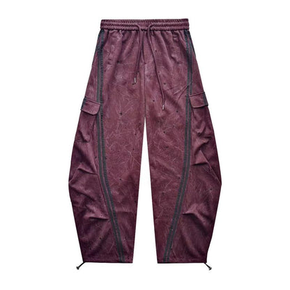 Women  Wide Leg Drawstring Joggers with Side Pockets