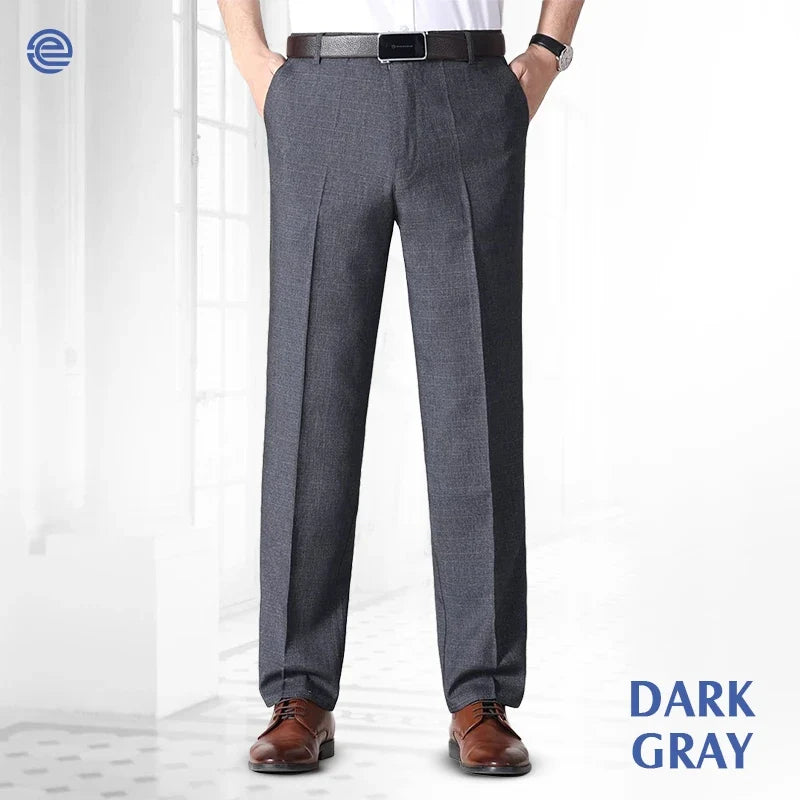 Men's Classic Ice Silk High Waist Comfort Pants