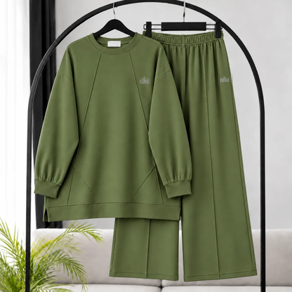 Autumn Hot Sale | Women's Oversized 2-Piece Tracksuit