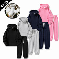 4 Sets - Half-Zip Straight-Leg Set