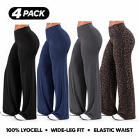 Black + Navy Blue + Dark Gray + Dark Brown Leopard