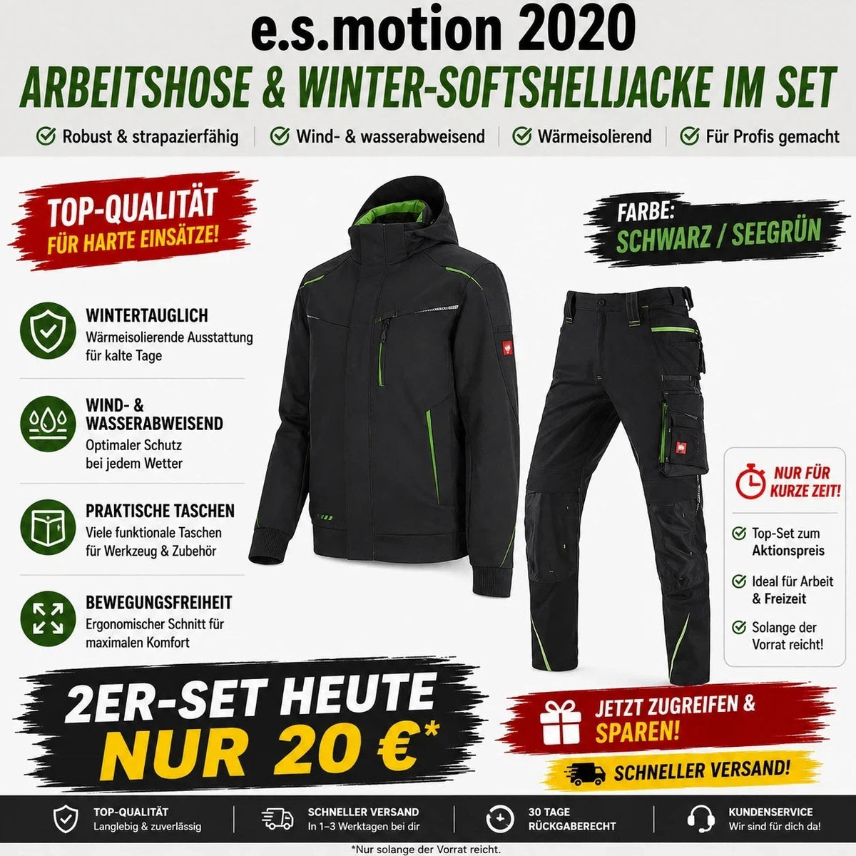🔥 Nur noch heute! Winter-Sets jetzt im Sale!