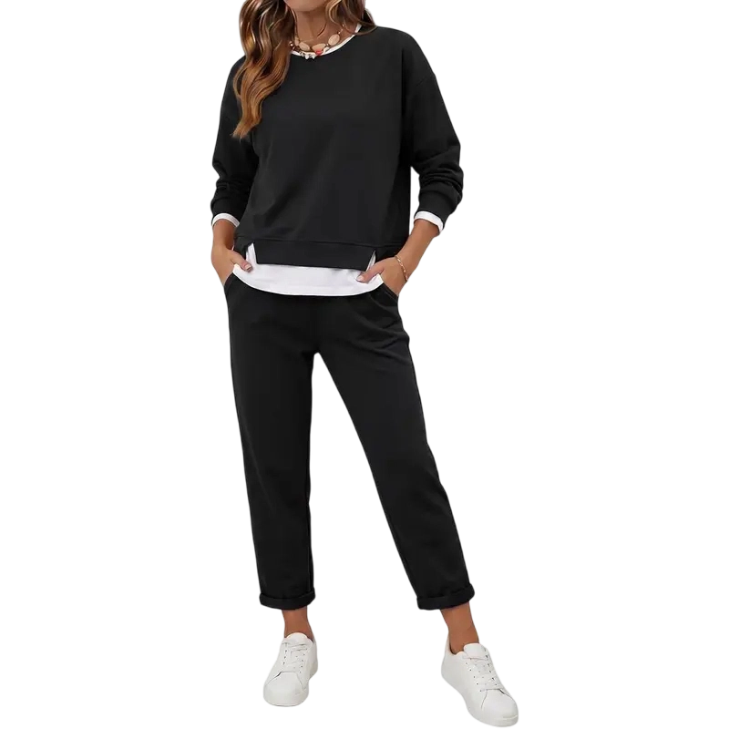 Women's Layering Crewneck Fleece Long