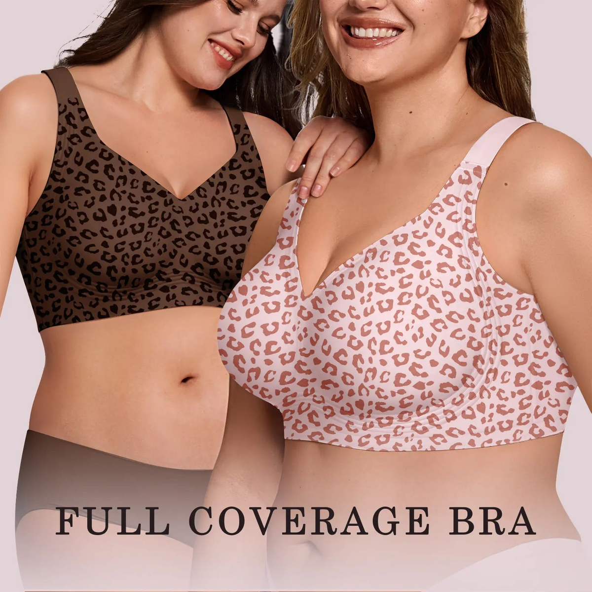Women Jelly Bras Wirefree Full Coverage No Underwire Everyday Bras Comfortable Wireless Padded Tshirt Bra