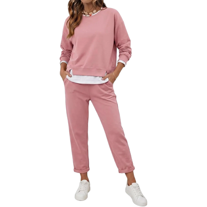 Women's Layering Crewneck Fleece Long