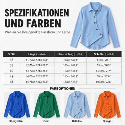 ✨Bestseller 👕 Weiches Waffelstrick-Top mit asymmetrischem Saum – Vielseitige Farben für jeden lässigen Anlass