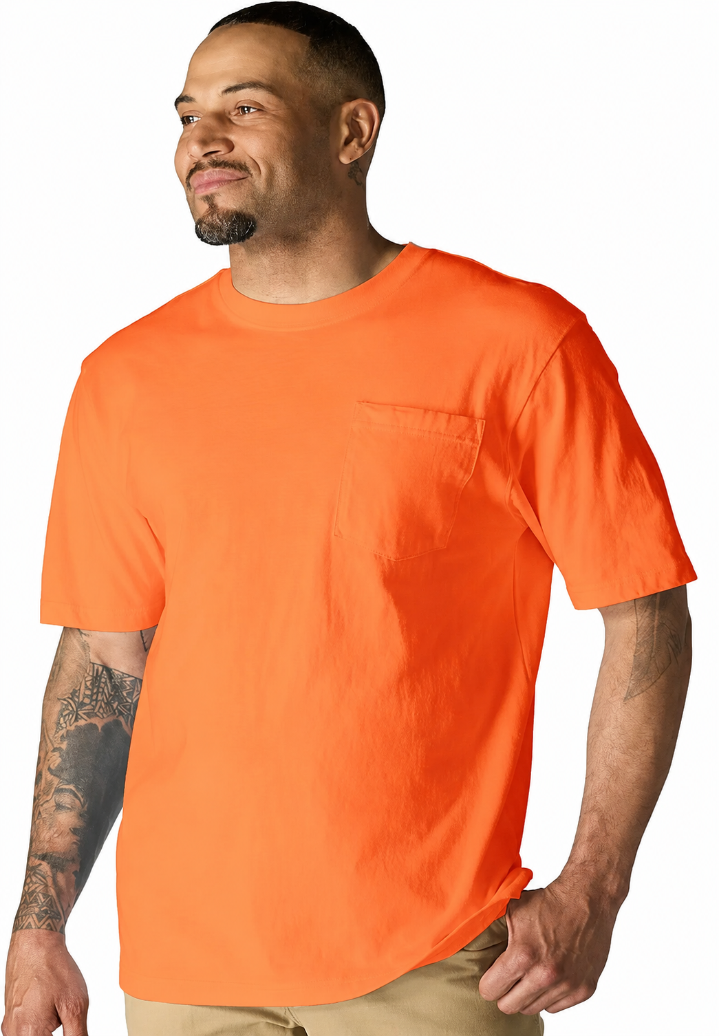 Men’s Heavyweight Pocket T-Shirt Duo – Short & Long Sleeve
