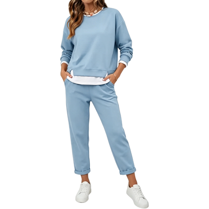 Women's Layering Crewneck Fleece Long