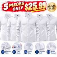 5 PACK White
